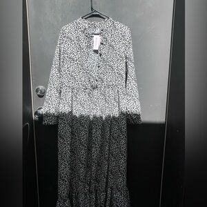 NWT Boutique Cheetah Maxi Dress